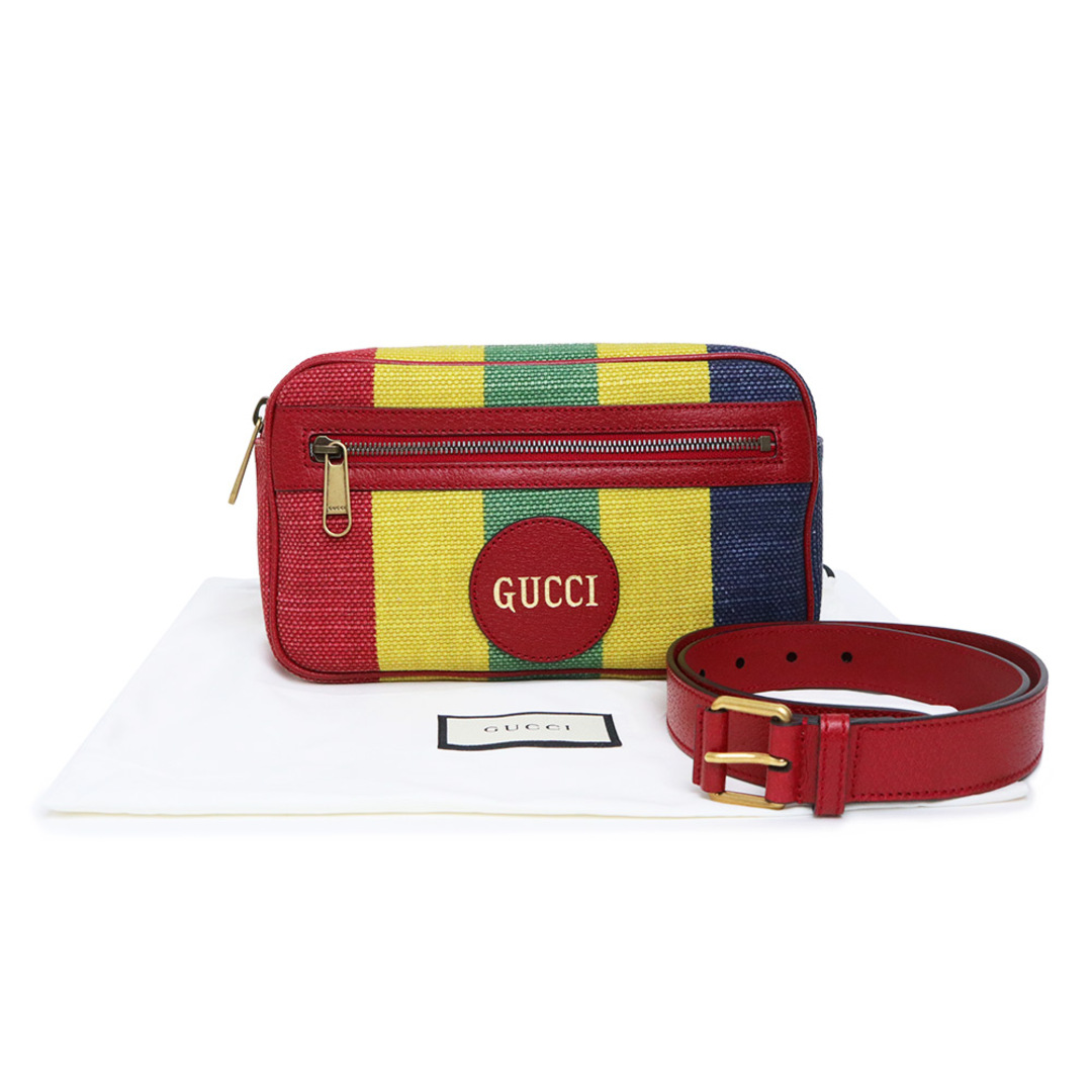 Gucci - グッチ バイアデラ ウエストバッグ ウエストポーチ ストライプ