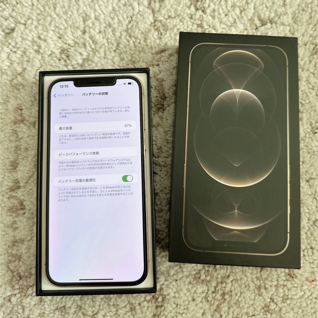 新品本物 Apple - 海 iPhone 12 Pro MAX 256GB ゴールド