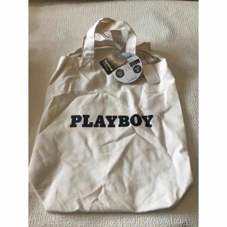 プレイボーイ(PLAYBOY)の新品タグ付き　PLAYBOY   布　2way  ショルダーバッグ(ショルダーバッグ)