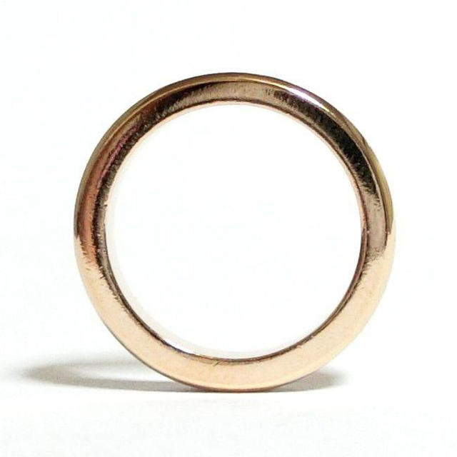 5号 フルエタニティ スワロクリスタル アクアマリン ピンクゴールドリング レディースのアクセサリー(リング(指輪))の商品写真