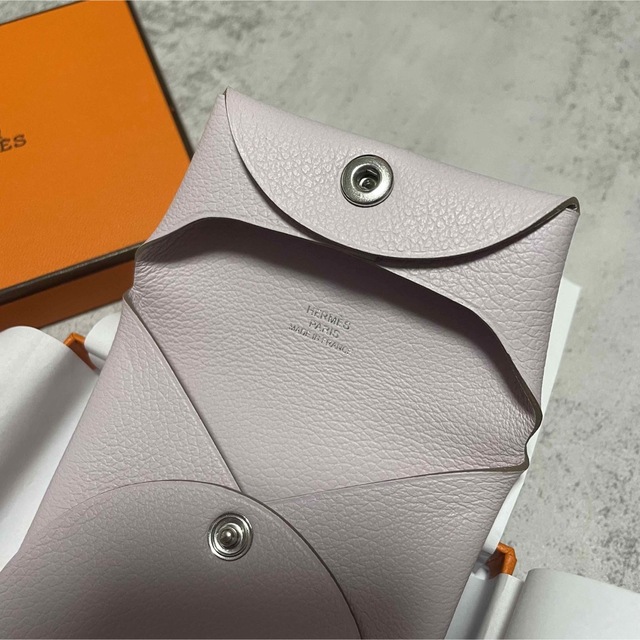 Hermes(エルメス)の新品エルメスHERMES小銭入れ♡バスティア モーヴパール シルバー金具 ピンク レディースのファッション小物(コインケース)の商品写真