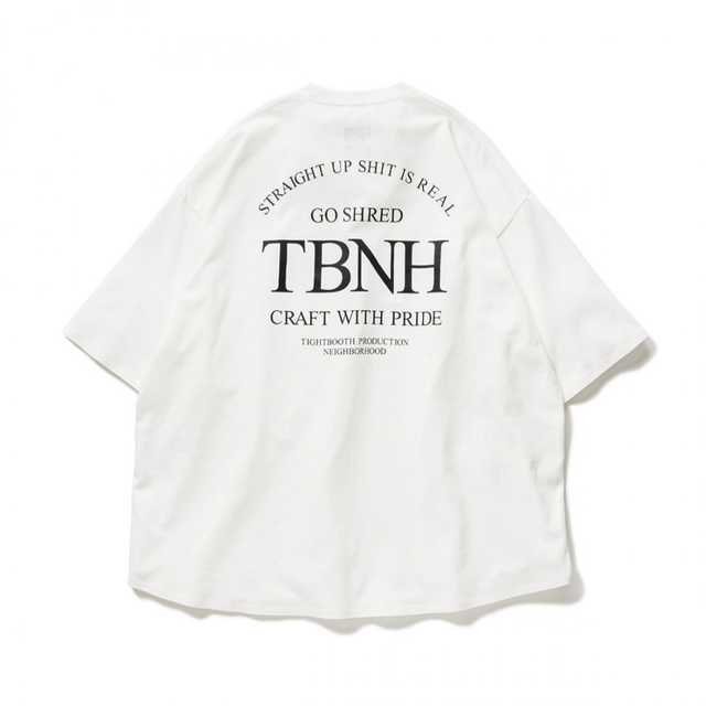 TIGHTBOOTH NEIGHBORHOOD TEE Tシャツ 白 L 最新デザインの 5040円引き