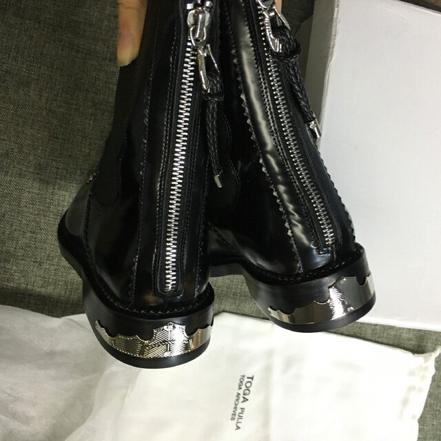TOGA PULLA(トーガプルラ) アンクルブーツ レザー 37 【メーカー直送