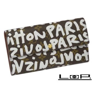 ルイヴィトン(LOUIS VUITTON)の【最終値下げ 5/28日 01：59まで】■新同■　ルイ・ヴィトン ポルトモネ クレディ 長財布 グラフィティ M92189 【A55920】箱(財布)