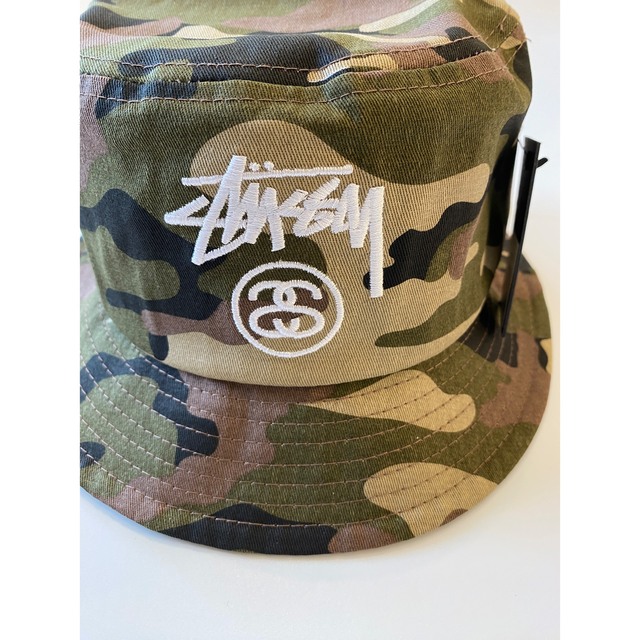 新品】ステューシー STUSSY バケットハット 迷彩 S/M - ハット