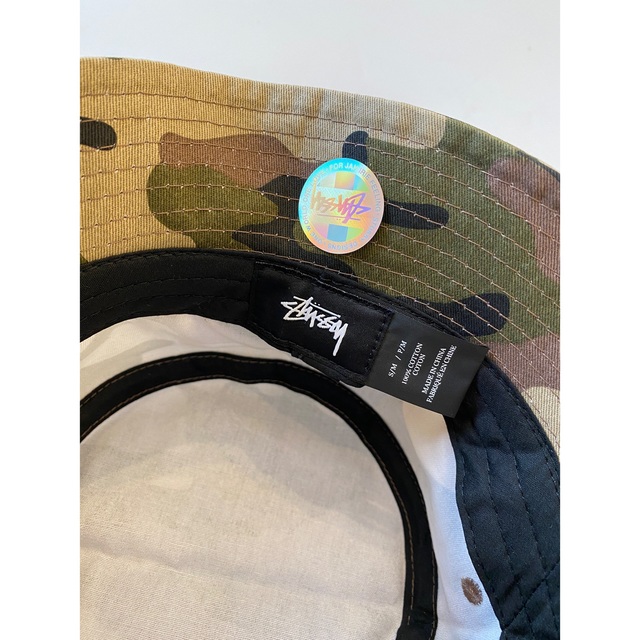 STUSSY - 【新品】ステューシー STUSSY バケットハット 迷彩 S/M STUSSY - 【新品】ステューシー STUSSY バケットハット 迷彩 S/M