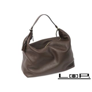 ジルサンダー(Jil Sander)の【特別値下げ 4/29日01：59まで】■美品■　ジル サンダー ハンド ボストン バッグ レザー ブラウン 茶 【A59471】(ショルダーバッグ)