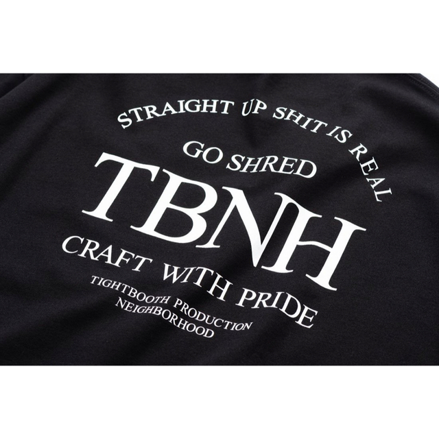 TIGHTBOOTH NEIGHBORHOOD TEE Tシャツ 黒 L