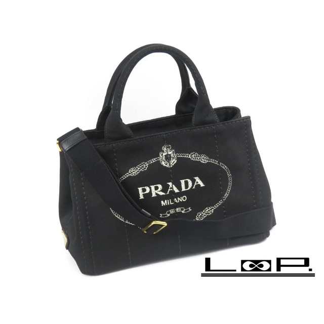 美品✴️プラダ　PRADA　カナパ