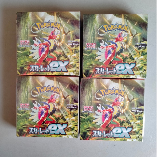 ポケモン(ポケモン)のポケモンカード　 スカーレットex 1box シュリンク有り エンタメ/ホビーのトレーディングカード(Box/デッキ/パック)の商品写真