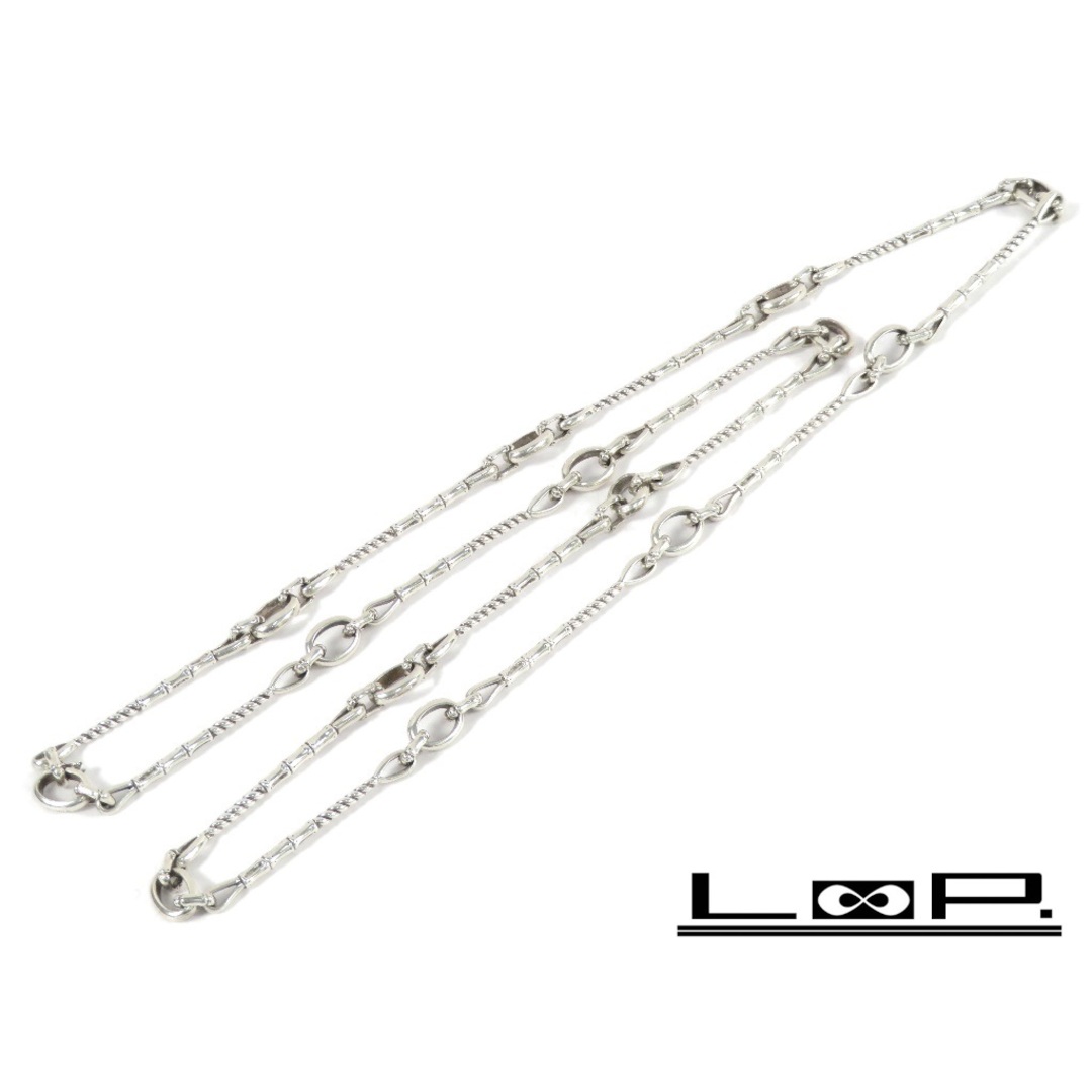 ■新同■ヴィンテージ■78cm■　エルメス ロング ネックレス アクセサリー SV 【A67460】