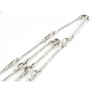 ■新同■ヴィンテージ■78cm■　エルメス ロング ネックレス アクセサリー SV 【A67460】