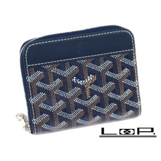 ゴヤール(GOYARD)の【特別値下げ 4/29日01：59まで】■新同■　ゴヤール コンパクト ジップ 財布 コインケース 小銭入れ ヘリンボーン 箱 【A67642】(折り財布)