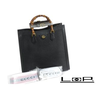 グッチ(Gucci)の【特別値下げ 4/29日01：59まで】■未使用■　グッチ ダイアナ バンブー ラージ 2WAY トート ショルダー バッグ 703218 【A69719】(ハンドバッグ)