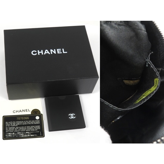 CHANEL(シャネル)の■新同■　シャネル ニュートラベル ライン ポーチ ラウンド 化粧 コスメ 箱 【A69655】 レディースのファッション小物(ポーチ)の商品写真