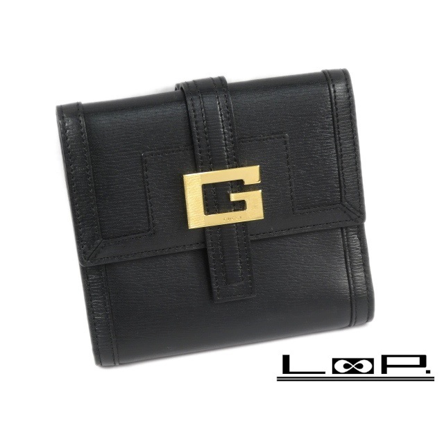 【特別値下げ 4/16日01:59まで】■美品■ グッチ 両面 財布 サイフ G ダブル フラップ GP 035 0416 箱 【A62981】