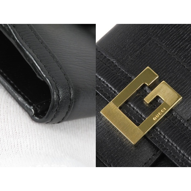 【特別値下げ 4/16日01:59まで】■美品■ グッチ 両面 財布 サイフ G ダブル フラップ GP 035 0416 箱 【A62981】 5