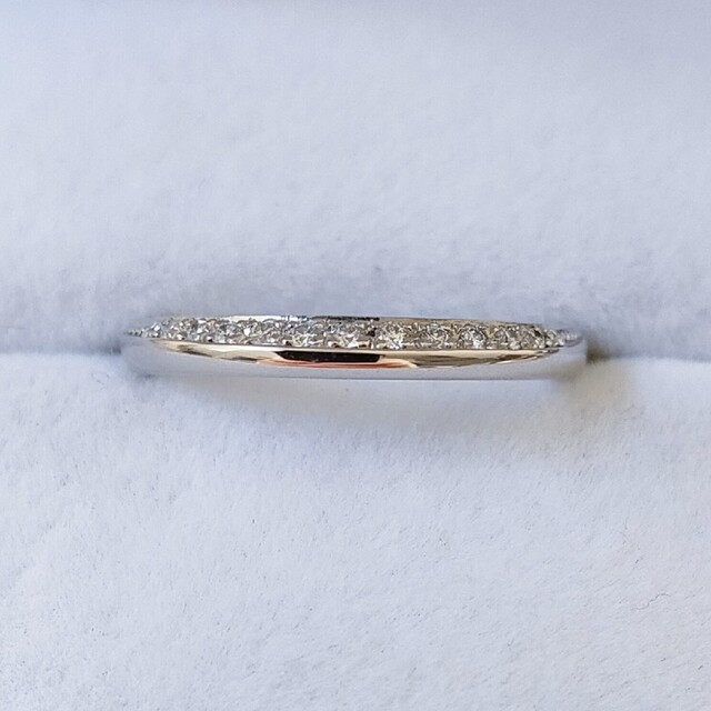 シライシ ダイヤモンド リング Pt950 0.068ct 2.6g 注目ブランドの