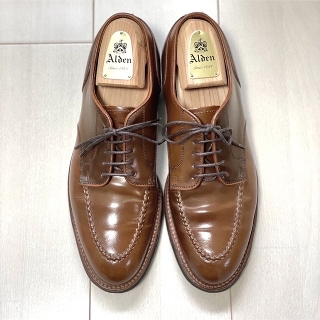 Alden(オールデン)の激レア　Alden NY別注　ラベロコードバン　8 オールデン　革靴　レザー メンズの靴/シューズ(ドレス/ビジネス)の商品写真