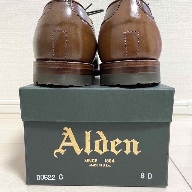 Alden(オールデン)の激レア　Alden NY別注　ラベロコードバン　8 オールデン　革靴　レザー メンズの靴/シューズ(ドレス/ビジネス)の商品写真