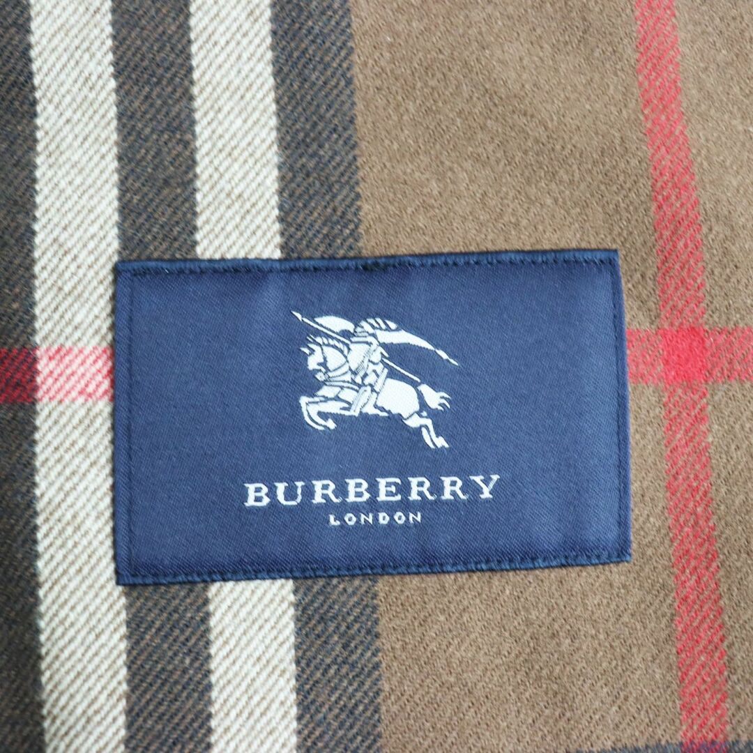 BURBERRY - 美品○バーバリーロンドン 裏地ノバチェック柄 ロゴボタン