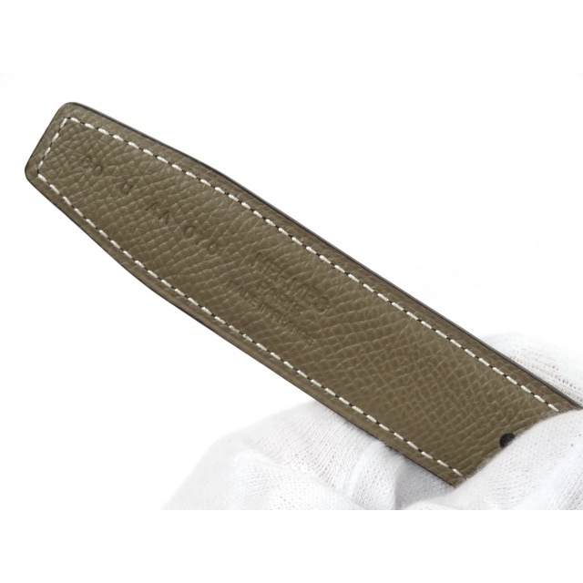 【最終値下げ 5/28日 01:59まで】■未使用■ エルメス モール H ベルト ファッション エトゥープ エプソン SS U刻 #80 箱 【A70837】
