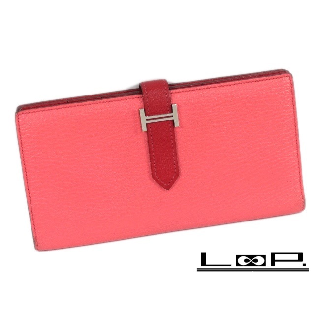 在庫処分大特価!!】 Hermes - □中古□ エルメス ベアン スフレ 長財布
