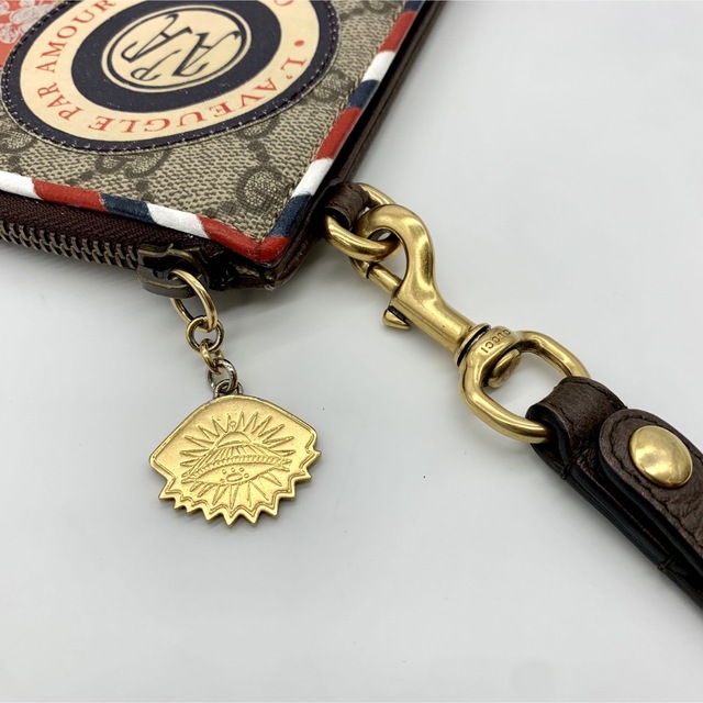 【超極美品】グッチ クラッチバッグ クーリエ ggスプリーム レザー