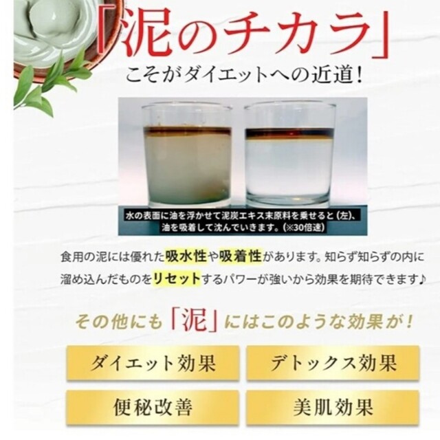 飲む泥パック ドリンクレイ 置き換えダイエットドリンク 新品お試し2包 健康食品 エンタメ/ホビーのエンタメ その他(その他)の商品写真