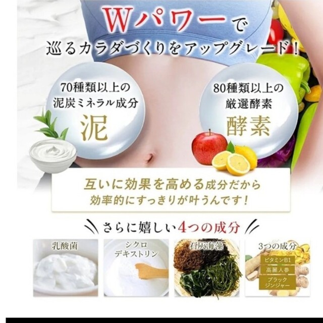 飲む泥パック ドリンクレイ 置き換えダイエットドリンク 新品お試し2包 健康食品 エンタメ/ホビーのエンタメ その他(その他)の商品写真