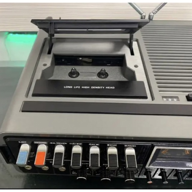 動作品NATIONAL カバー付きRS-4400ラジカセ ナショナル FM/AM - novius