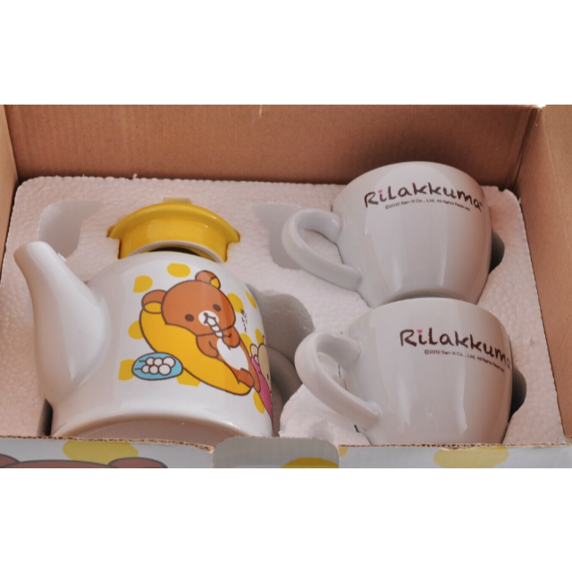 リラックマ スペシャルカフェセット　 ぬいぐるみ　ティーセット リラックマ スペシャルカフェセット ぬいぐるみ ティーセット