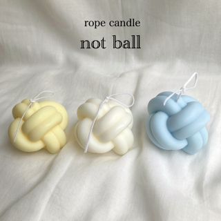 🪺 rope candle 《 not ball 》(アロマ/キャンドル)