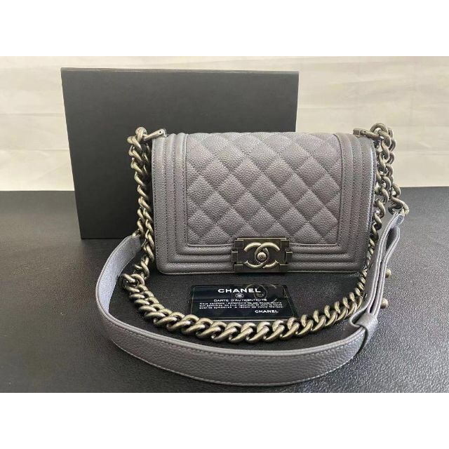 美品 BOY CHANEL ボーイシャネル ハンドバッグ ラージ