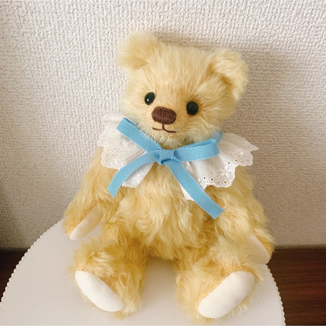 Nana Bee.♡ハンドメイド テディベア 23㎝ イエロークリーム