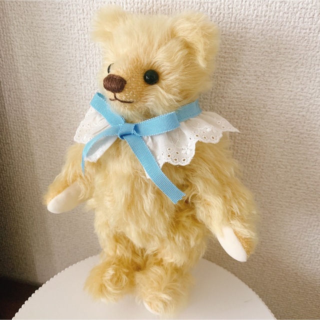 Nana Bee.♡ハンドメイド テディベア 23㎝ イエロークリーム