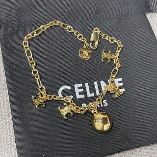 セリーヌブレスレット トリオンフ サスペンダー ブレスレット メタル