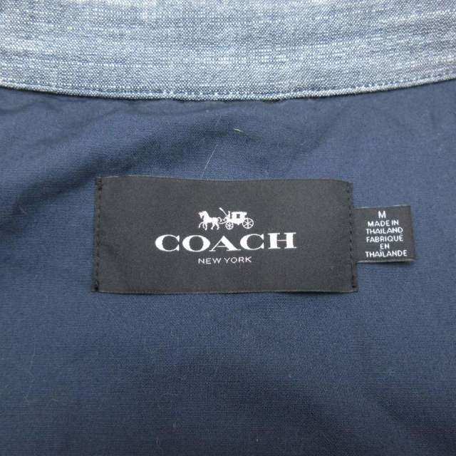 COACH(コーチ)のコーチ COACH シグネチャー シャンブレー ブルゾン ジップアップ メンズのジャケット/アウター(ブルゾン)の商品写真