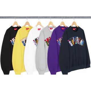 シュプリーム(Supreme)の希少サイズ　supreme stacked crewneck(スウェット)