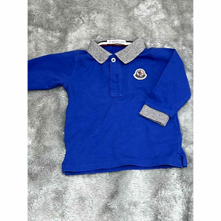 モンクレール　ポロシャツ　70-80 青　ブルー