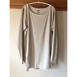 ユニクロ(UNIQLO)の【美品】エアリズムUVカットシームレスロングT（長袖）(Tシャツ(長袖/七分))