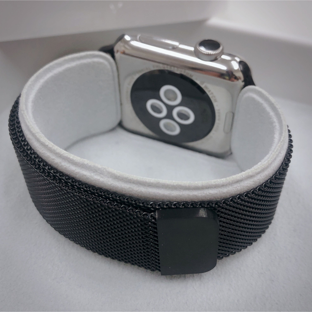 販売代理店 Apple Watch ステンレスモデル シルバー 38mm 初代 アップル スマホ/家電/カメラ 