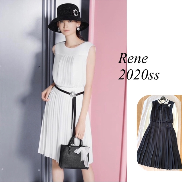 Rene♡ 2020年 DMお色違い プリーツワンピース