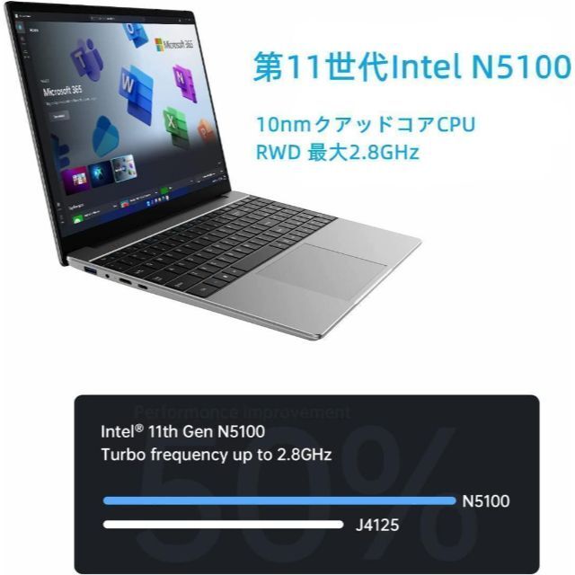 【新品✨️】ノートパソコン　15.6インチ　 N5100　256GB