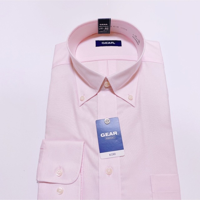 GEAR 綿70% 形態安定　ワイシャツ　長袖　Lサイズ 41-82  メンズのトップス(シャツ)の商品写真