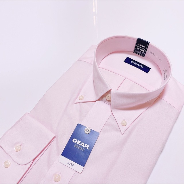 GEAR 綿70% 形態安定　ワイシャツ　長袖　Lサイズ 41-82  メンズのトップス(シャツ)の商品写真