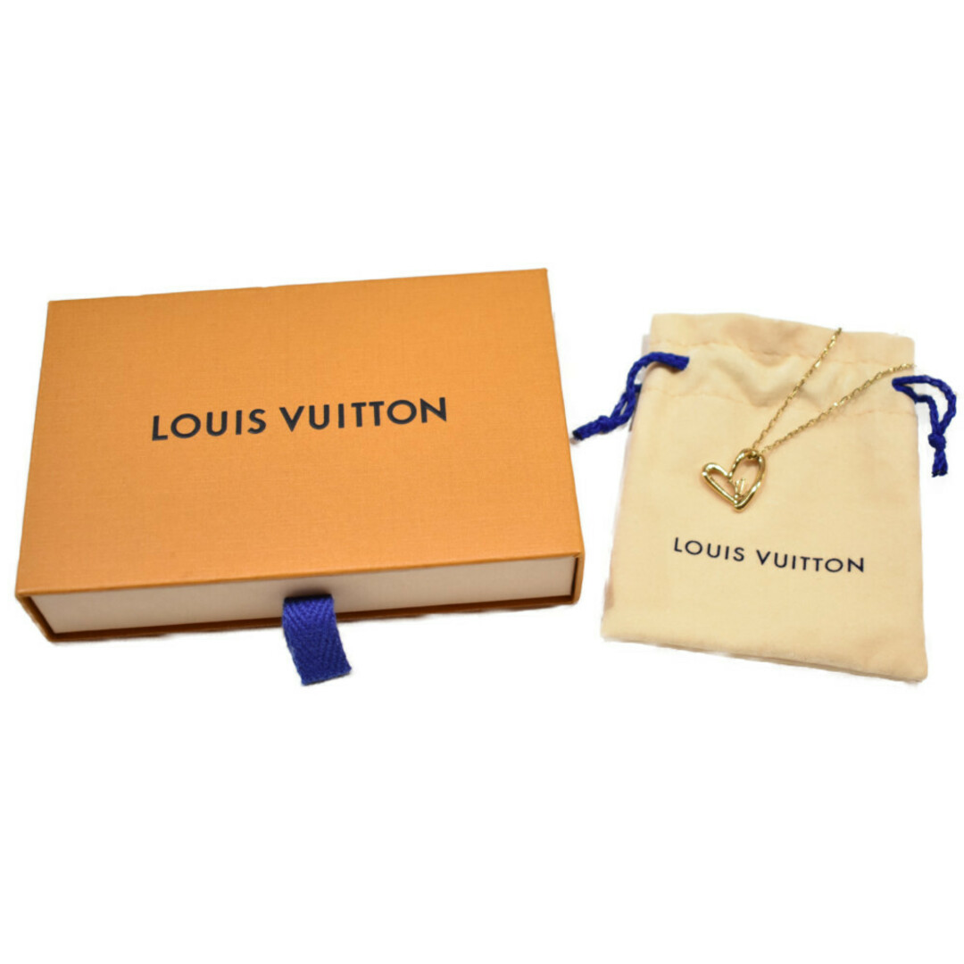 アクセサリー【箱・布袋あり】LOUIS VUITTON　コリエ・ハート フォーリンラブ　M00465　ゴールド　ネックレス　アクセサリー　ブランドジュエリー　レディース　シンプル　ギフト　プレゼント包装可　　松山久万ノ台店