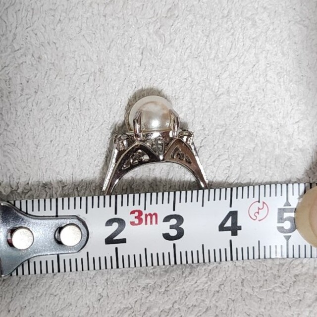 パール　ネックレス&指輪&イヤリング レディースのアクセサリー(ネックレス)の商品写真