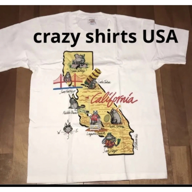 made in USA ハワイ　クリバンキャット　crazy shirts