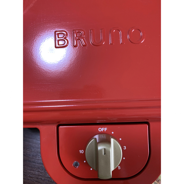 BRUNO(ブルーノ)のBRUNOホットサンドメーカー、ダブル スマホ/家電/カメラの調理家電(ホットプレート)の商品写真